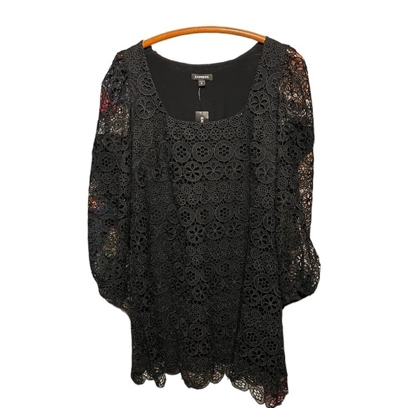 NWT Express Black‎ Dress - Picture 1 of 8